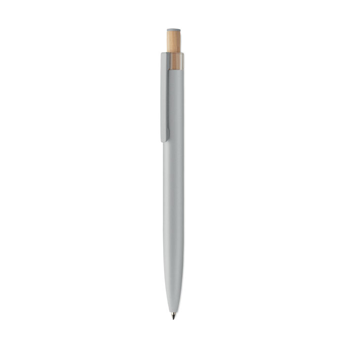 Stylo personnalisé alu recyclé Bergamo++ Argent mat
